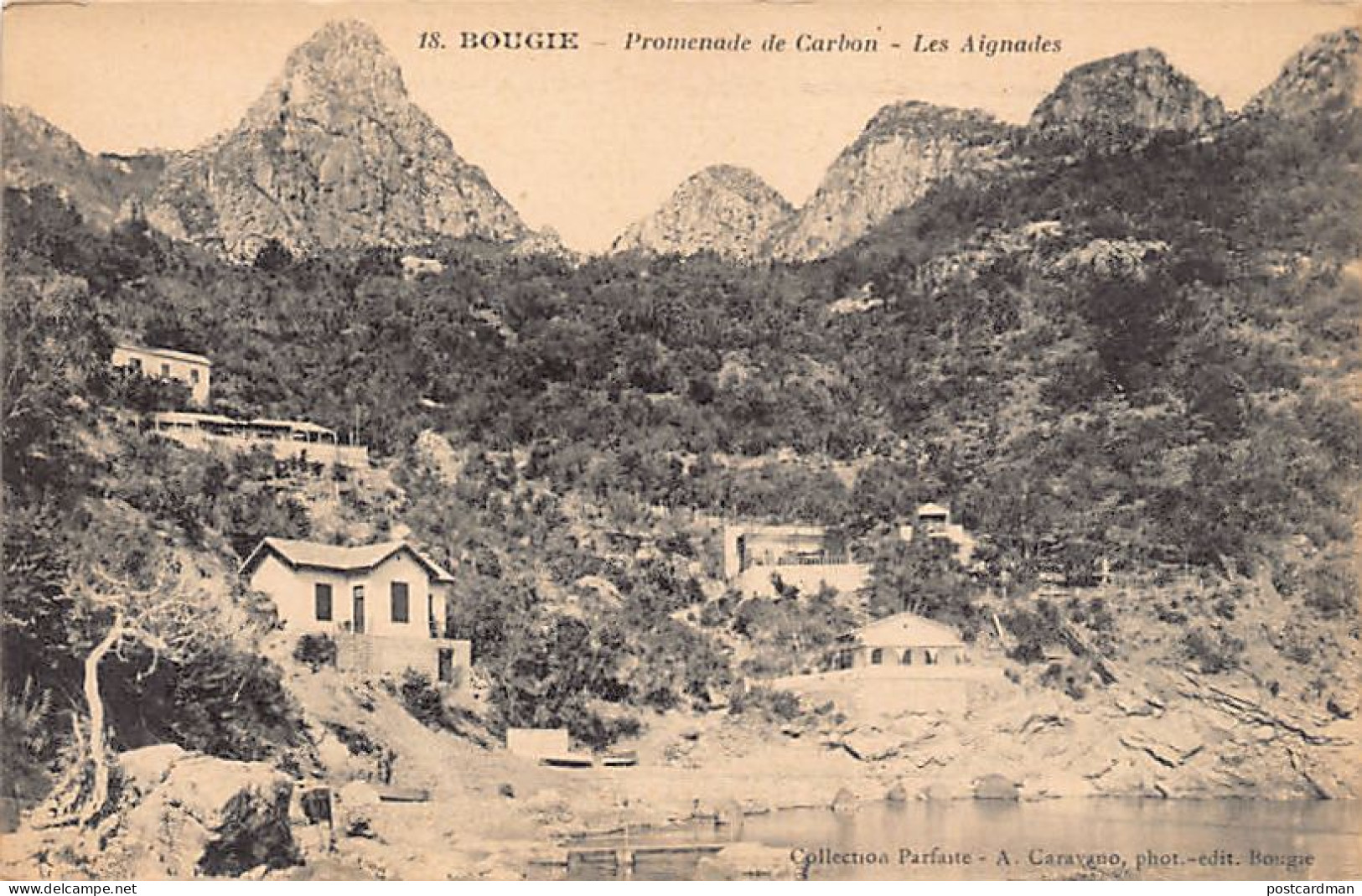 Algérie - BÉJAÏA Bougie - Promenade de Carbon - Les Aignades - Ed. A. Caravano 18