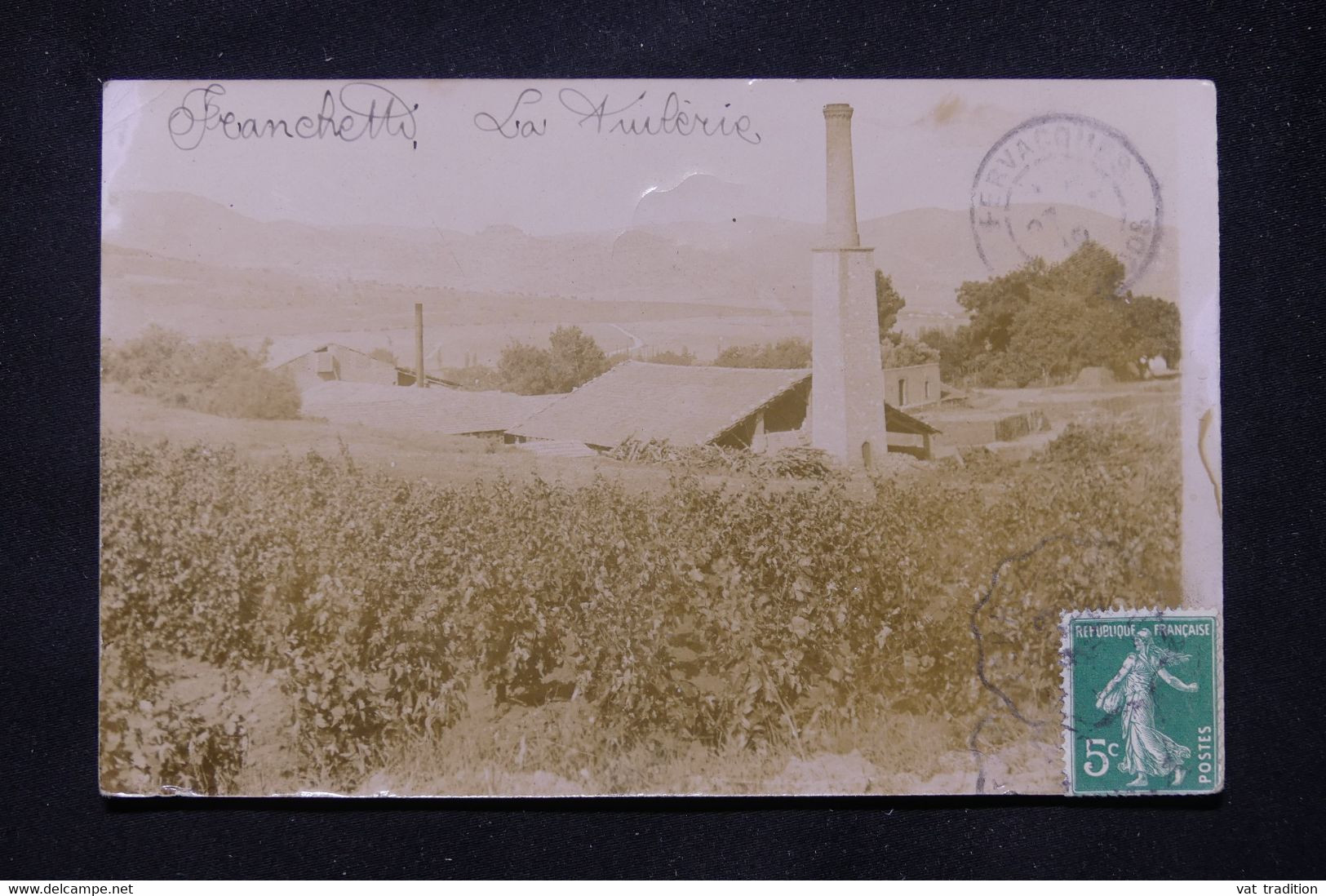 ALGÉRIE - Carte postale photo - Perregaux ( Mohammadia ) - La tuilerie - L 76443