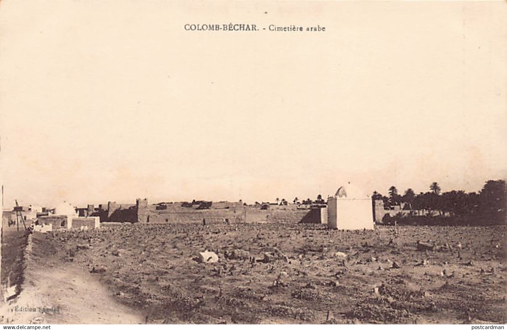 Algérie - COLOMB BÉCHAR - Cimetière arabe - Ed. Sandoz