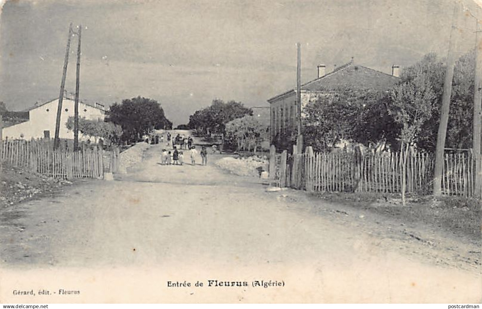 Algérie - FLEURUS Hassiane E'Toual - Entrée du village - Ed. Gérard