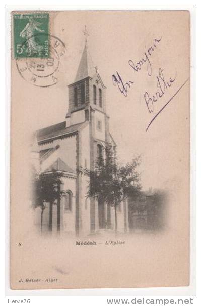 ALGERIE - MEDEA - MEDEAH - L'Eglise