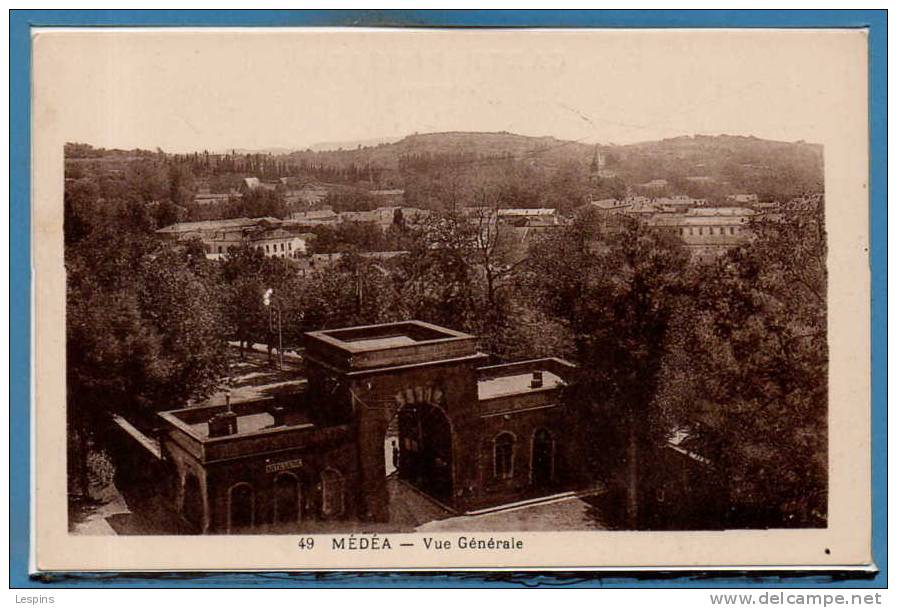 ALGERIE -- Médéa - Vue générale