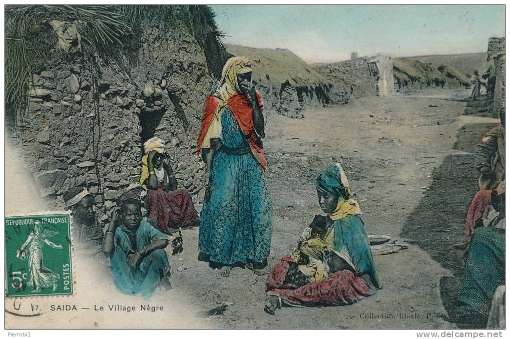 ALGÉRIE - SAÏDA - Le village nègre