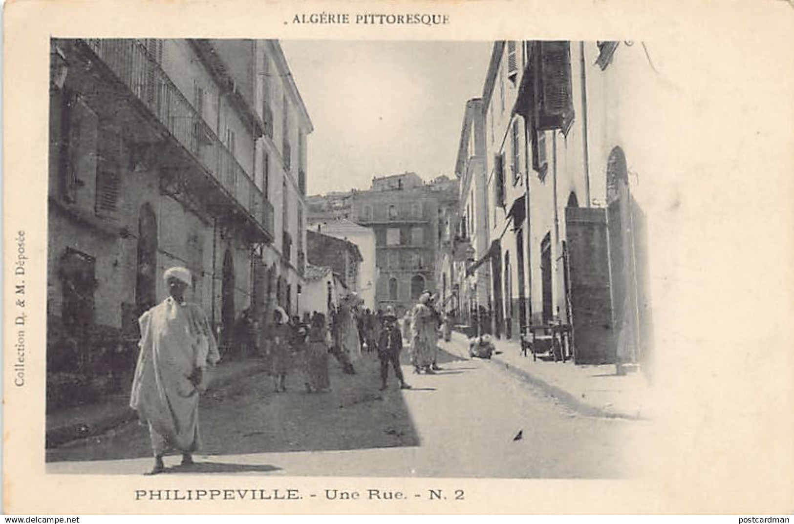 Algérie - SKIKDA Philippeville - Une rue - Ed. D. & M. N. 2