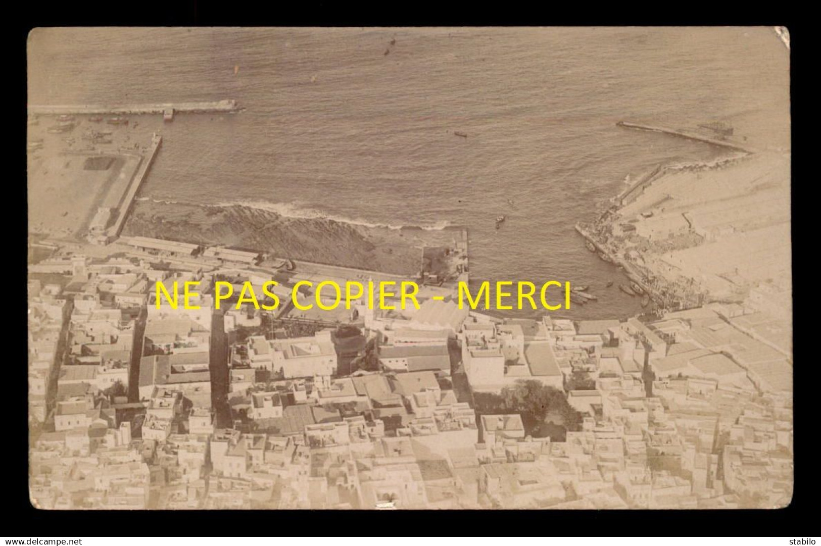 ALGERIE - VUES AERIENNES NON SITUEES - 2 CARTES PHOTOS ORIGINALES