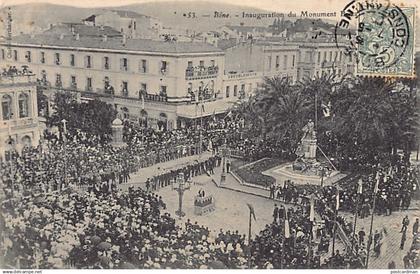 BÔNE Annaba - Inauguration du Monument Bertagna