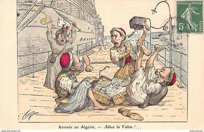 Algérie - Illustrateur Chagny - Arrivée en Algérie - Adieu la valise - Ed. Chagny