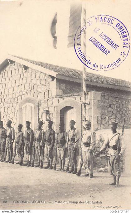 COLOMB BECHAR - Poste du Camp des Sénégalais