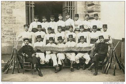 El Oued : carte photo - peloton des eleves brigadiers  - militaria militaires