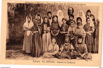 CPA AK Algérie-Sahara-El Goléa-Soeurs et Enfants (237866)