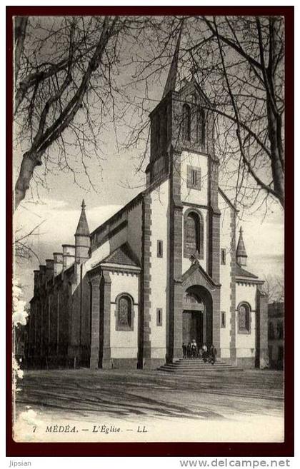 Cpa  Algérie Médéa l' église      EUG20