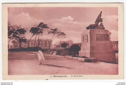 Mostaganem Le Monument old postcard travelled 1933 to Zagreb bb170525