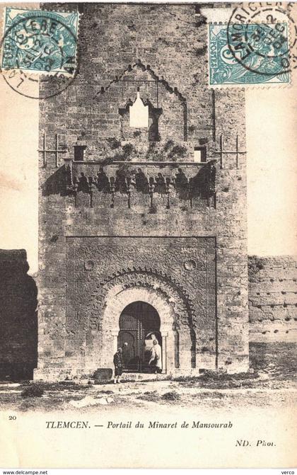 carte postale ancienne de TLEMCEN