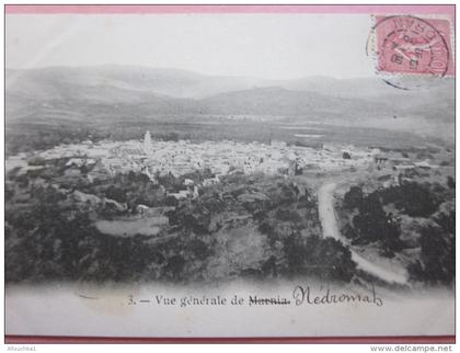 CPA --> MARNIA >> Nédromab >> CAD cachet à date  timbre semeuse Oran 1900 Algérie Ex département français