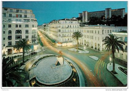 CPM ALGERIE ALGER ALGER - Alger Illuminée - Place Emir Abdelkader - 1980