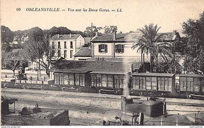 ORLEANSVILLE Chlef - Vue sur les deux Gares