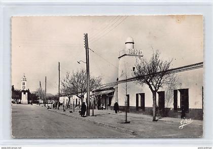 DJELFA - Mosquée et rue de l'église