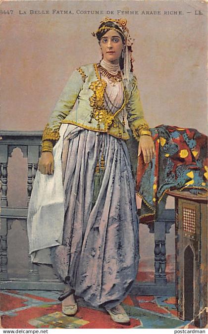 Algérie - La Belle Fatma, costume de femme arabe riche - Ed. LL Levy 6447