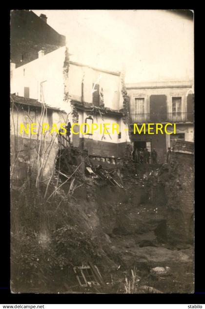 ALGERIE - MOSTAGANEM - INONDATIONS DU 26 NOVEMBRE 1927 - 2 CARTES PHOTOS ORIGINALES