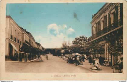 ALGERIE  SAÏDA  avenue d'isly