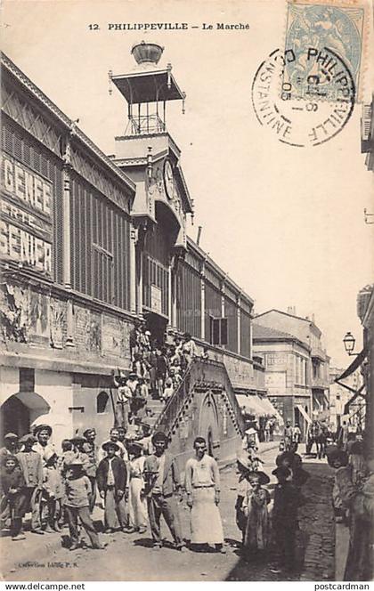 Algérie - PHILIPPEVILLE Skikda - Le marché - Ed. Collection Idéale P.S.