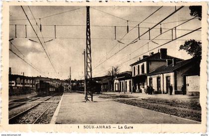 CPA AK Algérie-Souk Ahras-La Gare (237811)