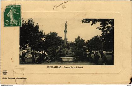 CPA AK SOUK-AHRAS Statue de la Liberte ALGERIA (1380397)