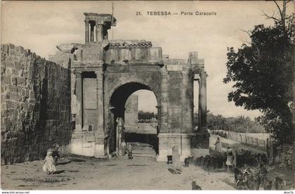 CPA ALGERIA TEBESSA Porte Caracalla (1145515)