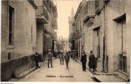 CPA ALGERIA TEBESSA Rue Caracalla (1358681)