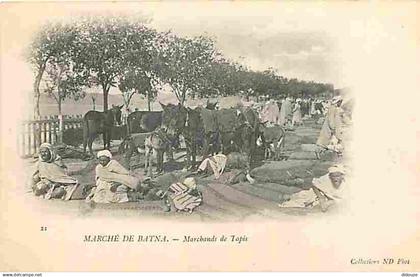 Algérie - Batna - Marché de Batna - Marchands de Tapis - Animée - Anes - Précurseur - Carte Neuve - CPA - Voir Scans Rec