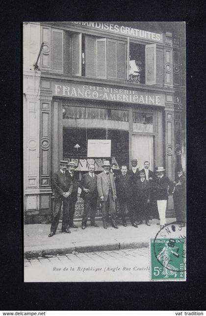 ALGÉRIE - Carte postale - Constantine - Devanture de la Chemiserie Franco Américaine rue de la République - L 76441