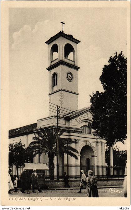 CPA AK GUELMA Vue de l'Eglise ALGERIA (1388737)