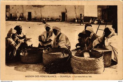 CPA AK OUARGLA Le Marche au Ble ALGERIA (1389120)