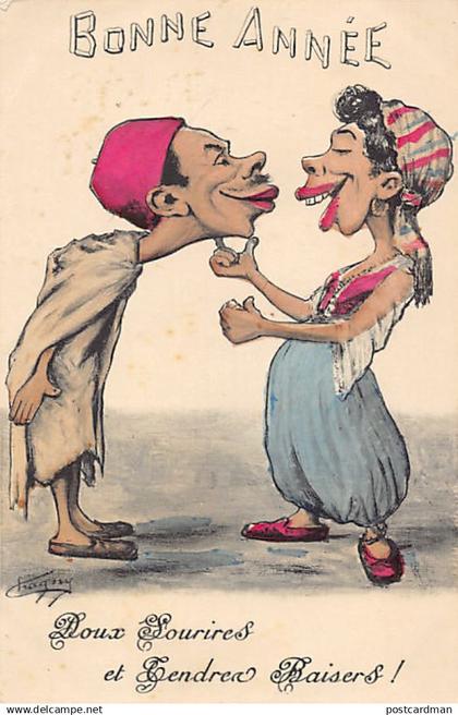 Algérie - ILLUSTRATEUR Chagny - Bonne Année - Doux sourires et tendres baisers - Ed. Chagny