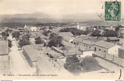 SAIDA Vue partielle, prise du clocher de l'église