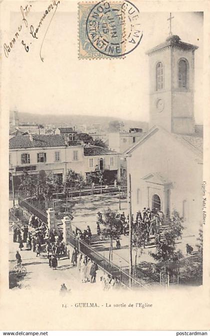 GUELMA - La sortie de l'église