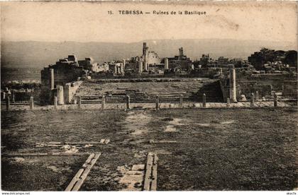 CPA AK TEBESSA Ruines de la Basilique ALGERIA (1388877)