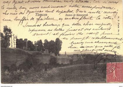 Carte postale ancienne de TLEMCEN