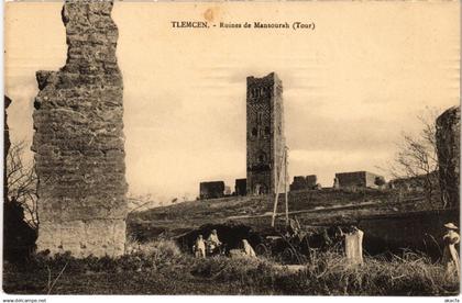 CPA ALGERIA MANSOURAH TLEMCEN - Ruines de Mansourah - Tour (1188026)