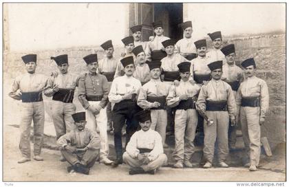 TLEMCEN CARTE PHOTO DE TIRAILLEURS ALGERIENS