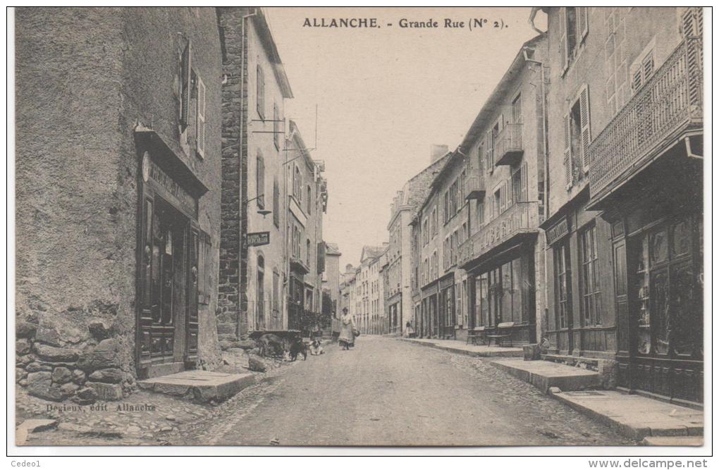 ALLANCHE  GRANDE RUE