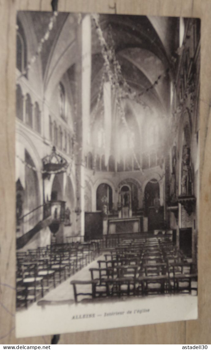 ALLEINS : intérieur de l'église ............ BA-16960