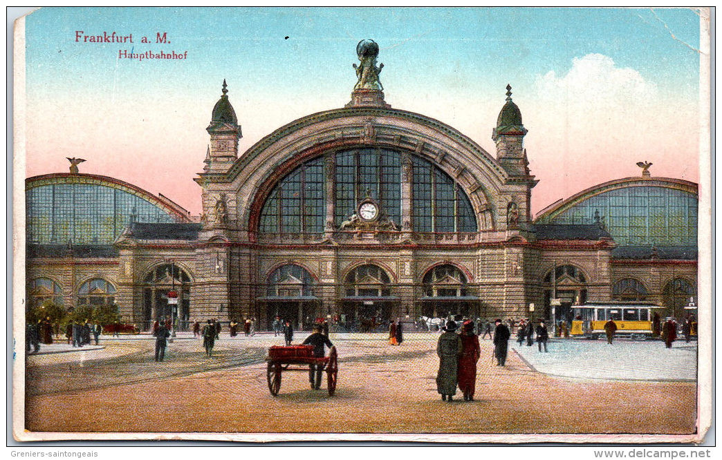 Allemagne - HESSE - FRANKFURT - Hauptbahnhof .