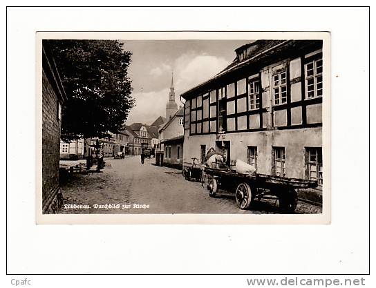 Allemagne - Lübbenau - Durchblick zur kirche