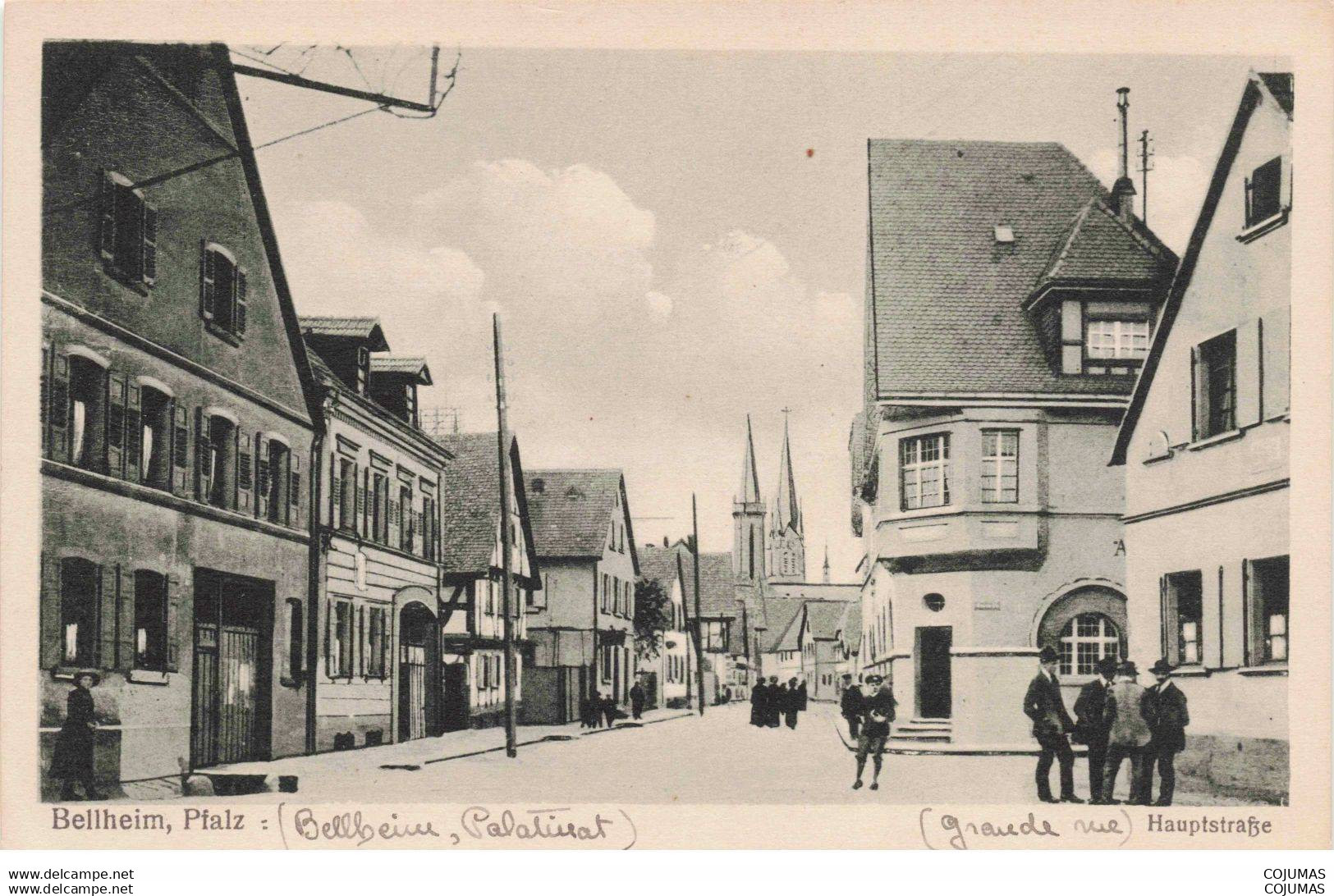 ALLEMAGNE - S01070 - Bellheim - Pfalz - Grande Rue - Hauptstrabe - L1