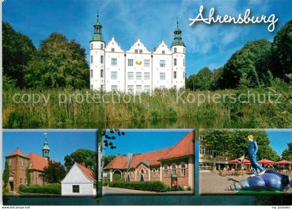 73226692 Ahrensburg Schloss Kirche Innenstadt Plastik Ahrensburg