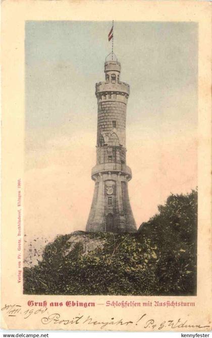 Gruss aus Ebingen - Schlossfelsen - Albstadt