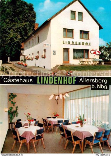 73867902 Allersberg Gaestehaus Lindenhof Gaststube Allersberg
