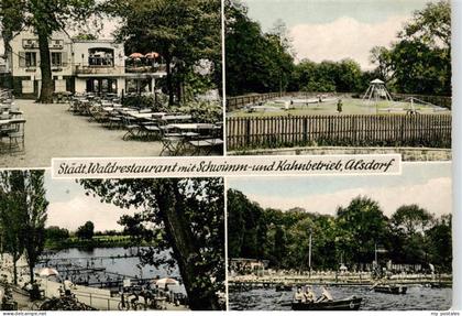 73872300 Alsdorf Aachen Waldrestaurant Schwimmbad Kahnfahren Kinderspielplatz Al