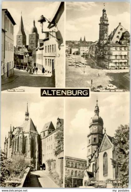 70635577 Altenburg Thueringen Altenburg Thueringen Rote Spitzen Rathaus Markt Ba